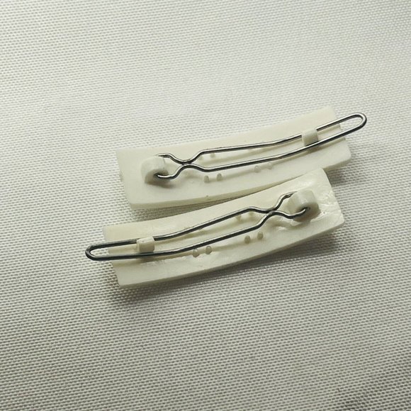 Brownie Barrettes GSA Girl Scouts One Pair Vintage 1980s Hair Accessory 1.75” - Picture 4 of 6